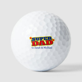 Golfer super papá regalo bolas de golf