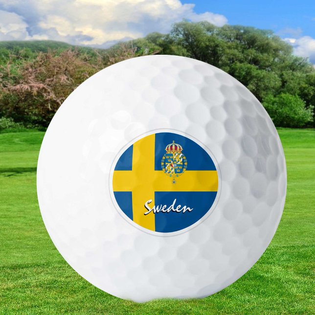 Golfing Suecia & Bandera Sueca / Pelota de Golf (Subido por el creador)