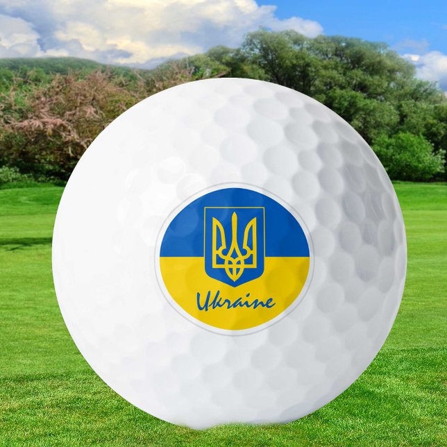 Golfing Ukraine & Bandera Ucraniana / Pelota De Go (Subido por el creador)
