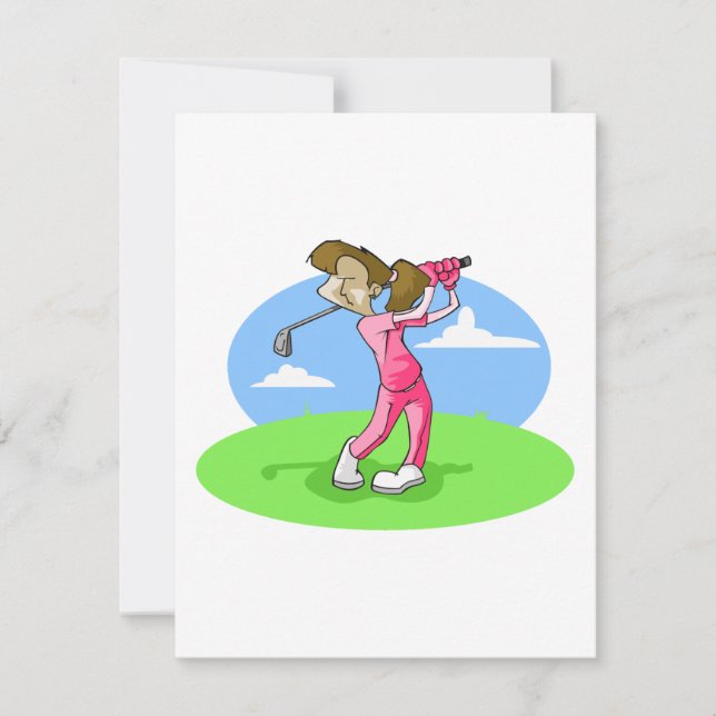 golfista chica (Anverso)