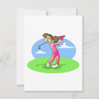 golfista chica
