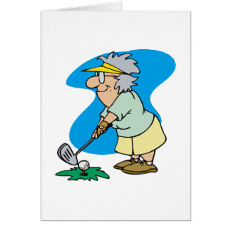Golfista de la abuelita