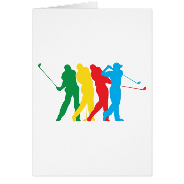 Golfista en el movimiento (Frente)