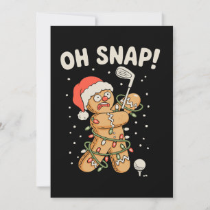 Golfista Galletas de Jengibre de Navidad Oh Snap