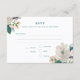 Golightly Floral Wedding RSVP