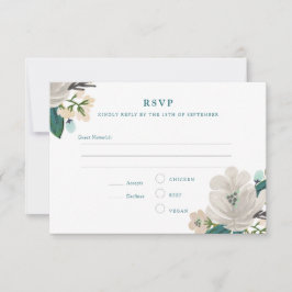 Golightly Floral Wedding RSVP