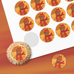 Golosinas personalizadas de Halloween del oso pard