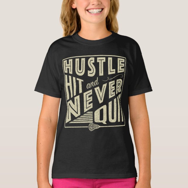 Golpe de la prisa y camiseta nunca abandonada de (Anverso)