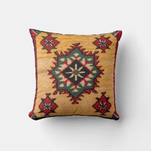 Golpe dorado: almohadas kilim amarillas hechas a m