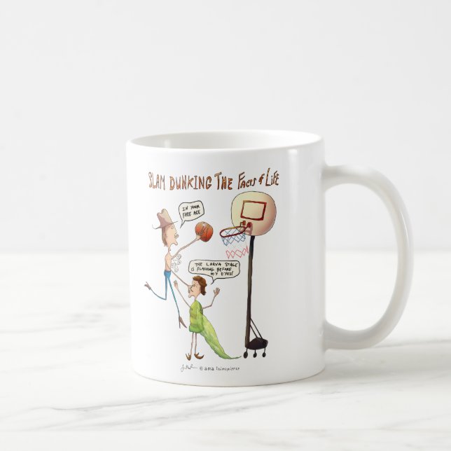 Golpe Dunking la taza de las realidades de la vida (Derecha)