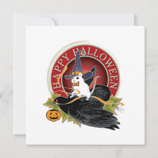 Golpe En La Noche El Saludo Holloween Del Ratón Bl