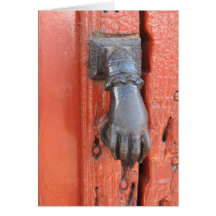 Golpeador de puerta viejo