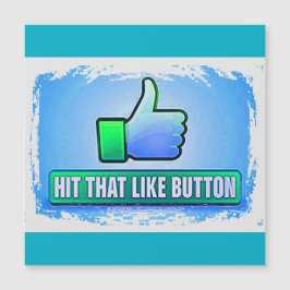 Golpear esa tarjeta magnética botón