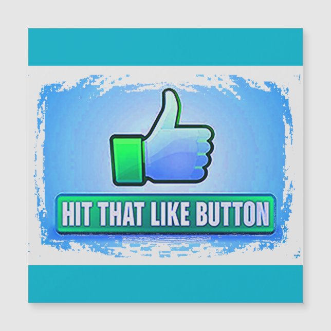 Golpear esa tarjeta magnética botón (Anverso)