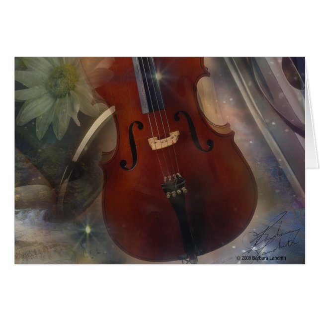 Golpear una fibra con este hermoso diseño musical (Anverso (Horizontal))