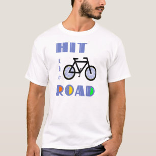 Golpee la camiseta de ciclo del camino