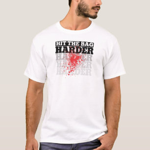Golpee la camiseta gráfica más dura del bolso