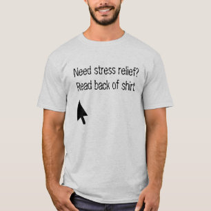 Golpéeme con el pie.  Camiseta del alivio de