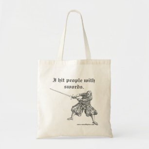 "Golpeo a la gente con espadas" en la bolsa