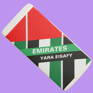 Goma De Borrar Bandera Patriótica de los Emiratos Árabes Unidos p
