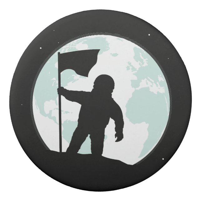 Goma De Borrar Silueta del astronauta (Anverso)