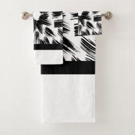 Goma de pincel blanco negro