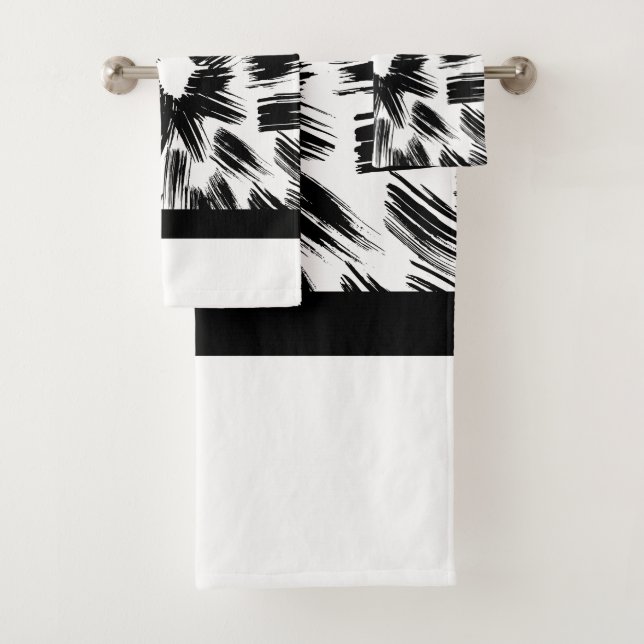 Goma de pincel blanco negro (In situ)