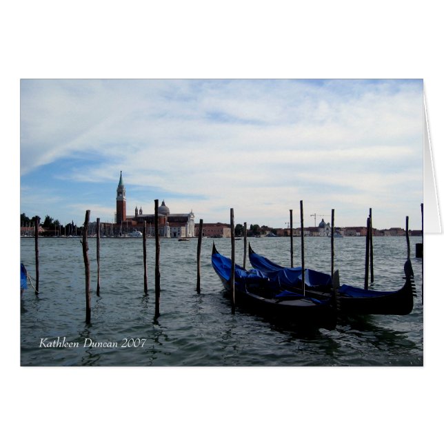 Gondalas en venecia (Anverso (Horizontal))