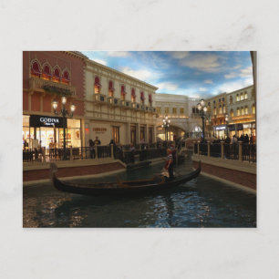 Gondola en la postal veneciana