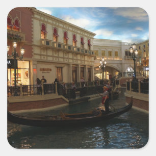Gondola Ride en los Pegatinas venecianos