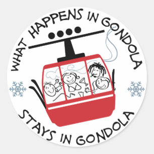 Gondola Ride Pegatina