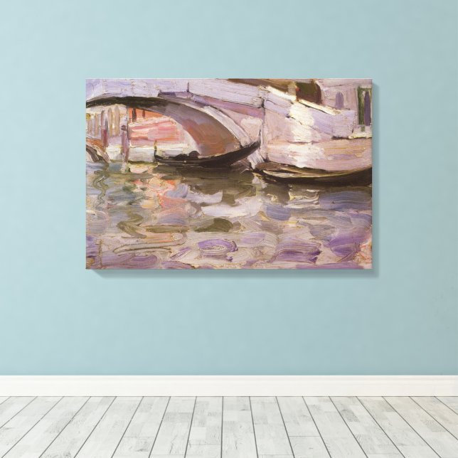 Góndolas de John Singer Sargent, Arte Impresionist (Insitu (piso de madera))