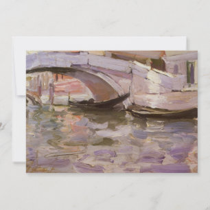 Góndolas de John Singer Sargent, Arte Impresionist