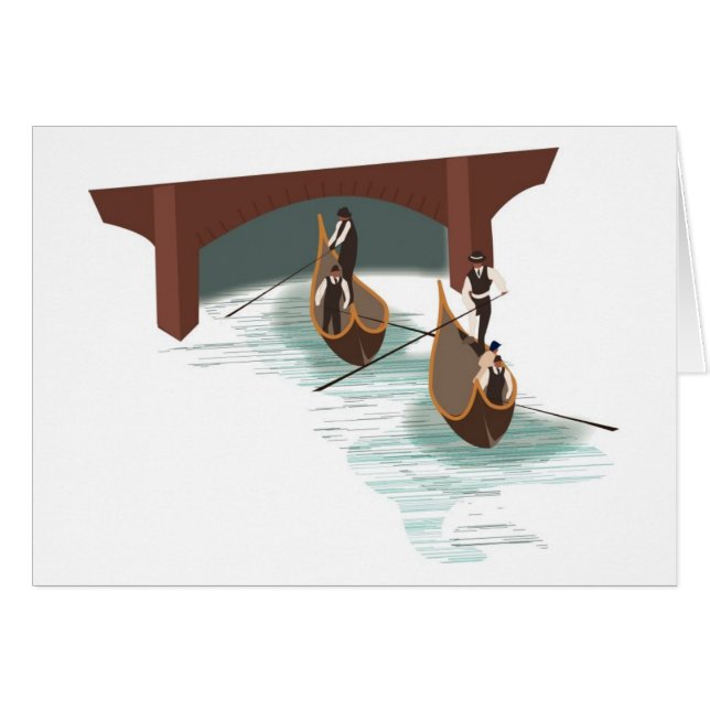 Góndolas románticas de Venecia (Anverso (Horizontal))