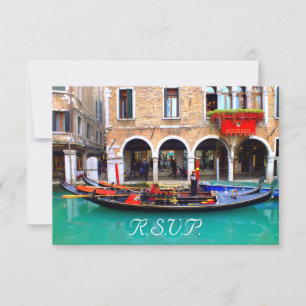 Góndolas venecianas - Tarjetas RSVP