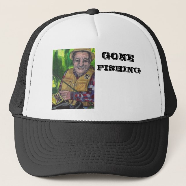 GONE FISHING sombrero (Anverso)