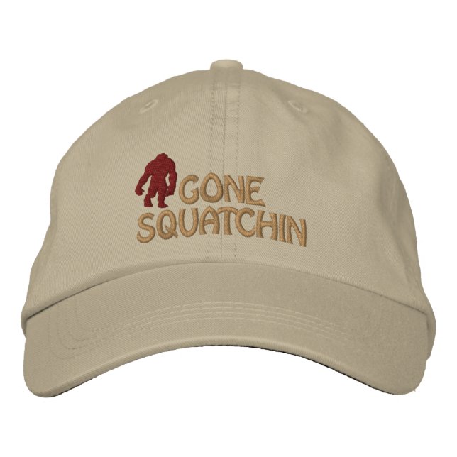 Gone Squatchin Embroidered Gorra (Anverso)