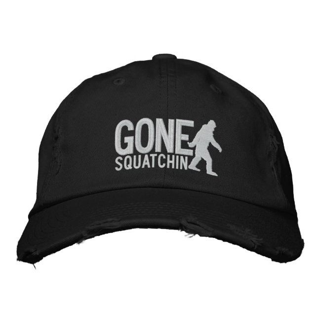 GONE SQUATCHIN GRAN gorra bordada (Anverso)