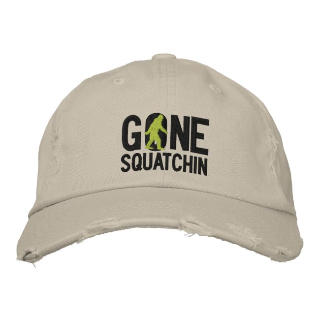 GONE SQUATCHIN O gorro bordado (Anverso)