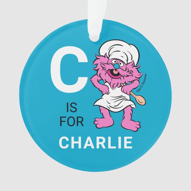 Gonger | Nombre personalizado con ornamento fotogr (Anverso)