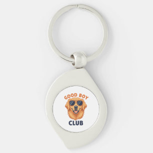 Good Boy Club   Llavero Diseño de Perro