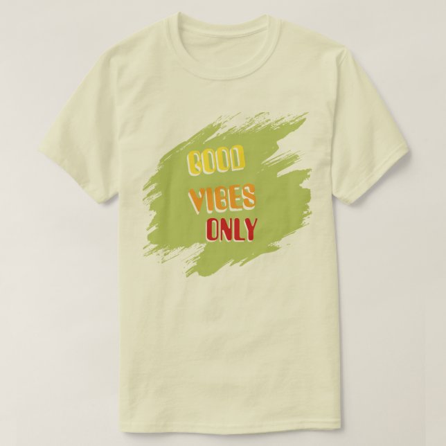 Good Vibes Only Camiseta Gráfica de Sol (Diseño del anverso)