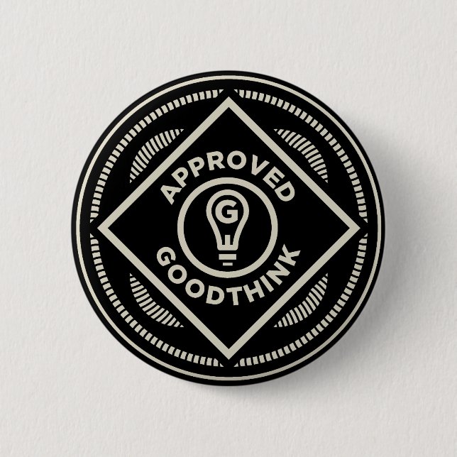 Goodthink aprobó el botón (Anverso)