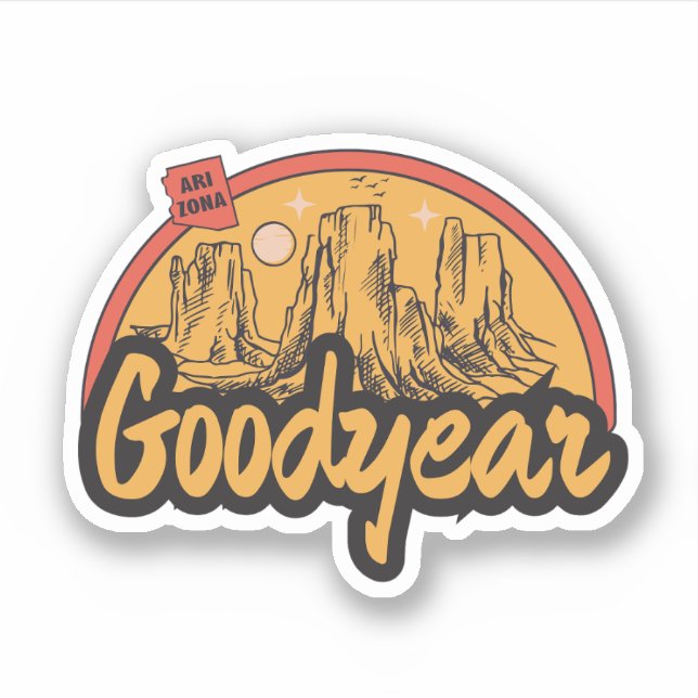 Goodyear, Arizona Pegatina (Anverso)