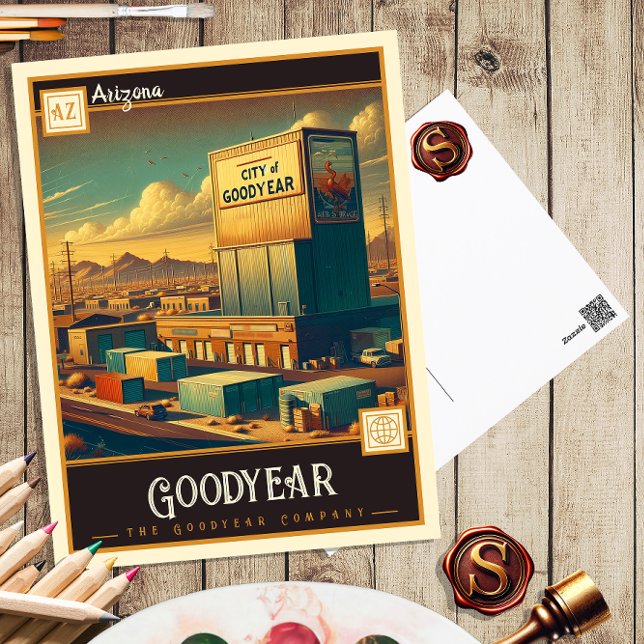 Goodyear, Arizona | Postal de época (Subido por el creador)