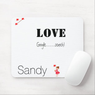 Google Search Love Hearts Mouse Pad! Alfombrilla d