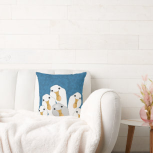 Goose Who Cojín decorativo