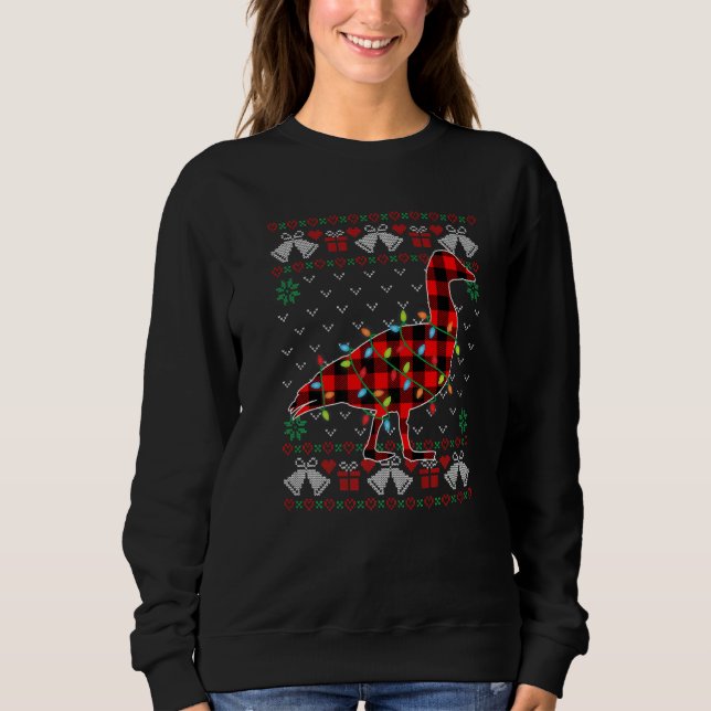Goose   Xmas Lights Ugly Christmas Sweater (Anverso)