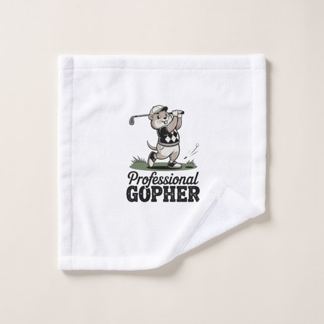 Gopher profesional - Golf (Toallita)
