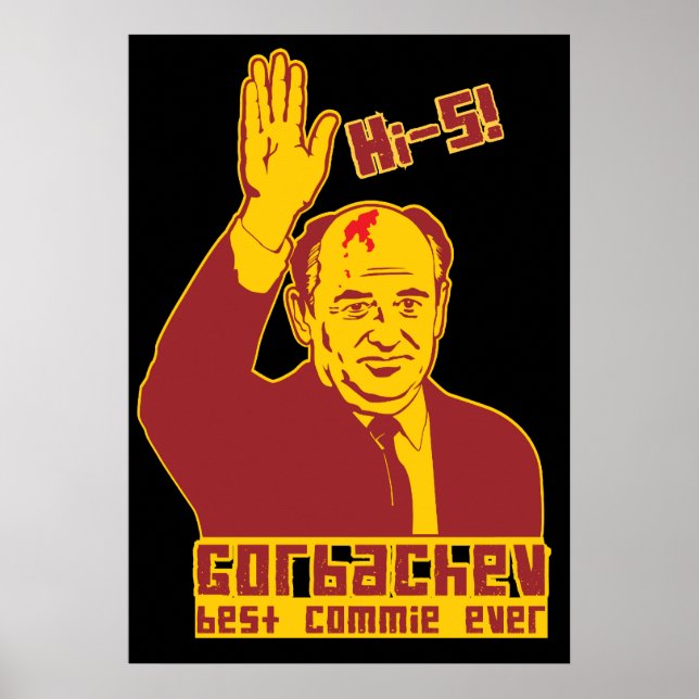 ¡Gorbachev hi-5! Póster (Frente)